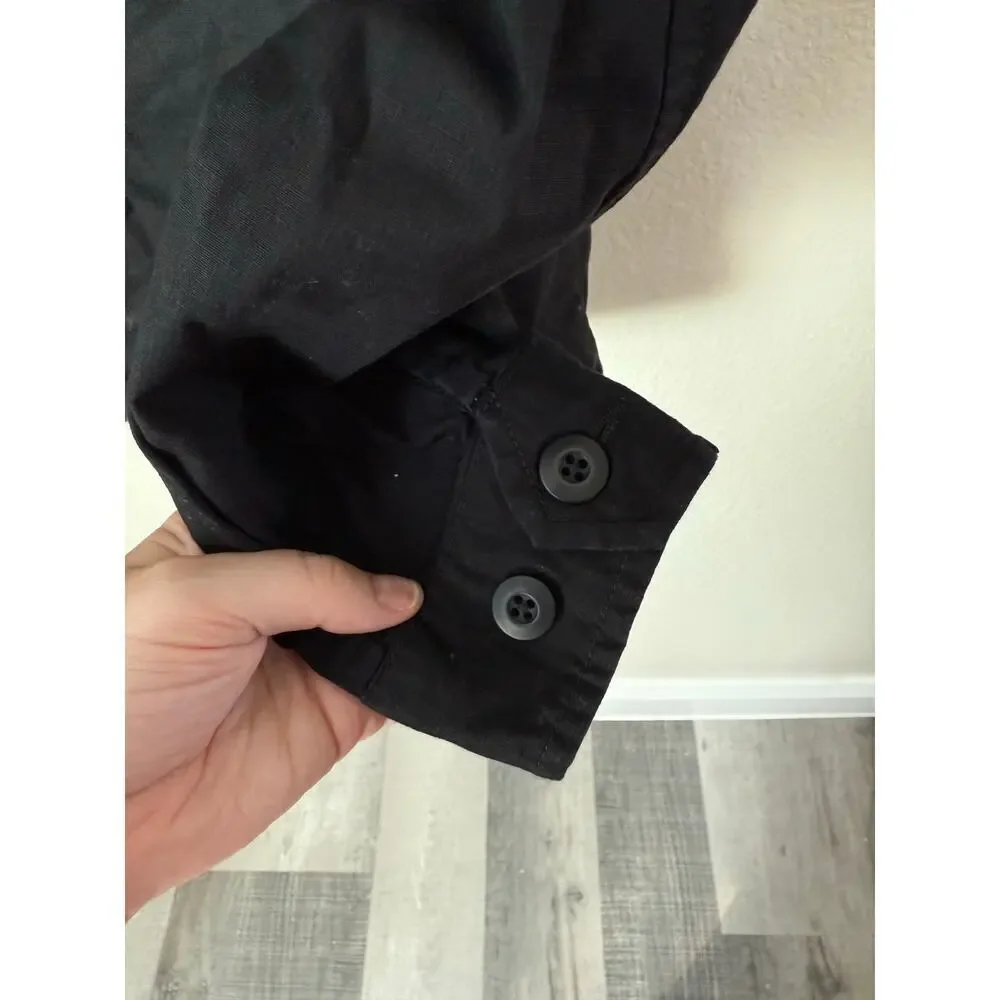 Vuori Lightweight Black Utility Shirt Jacket Size Large - Picture 8 of 9